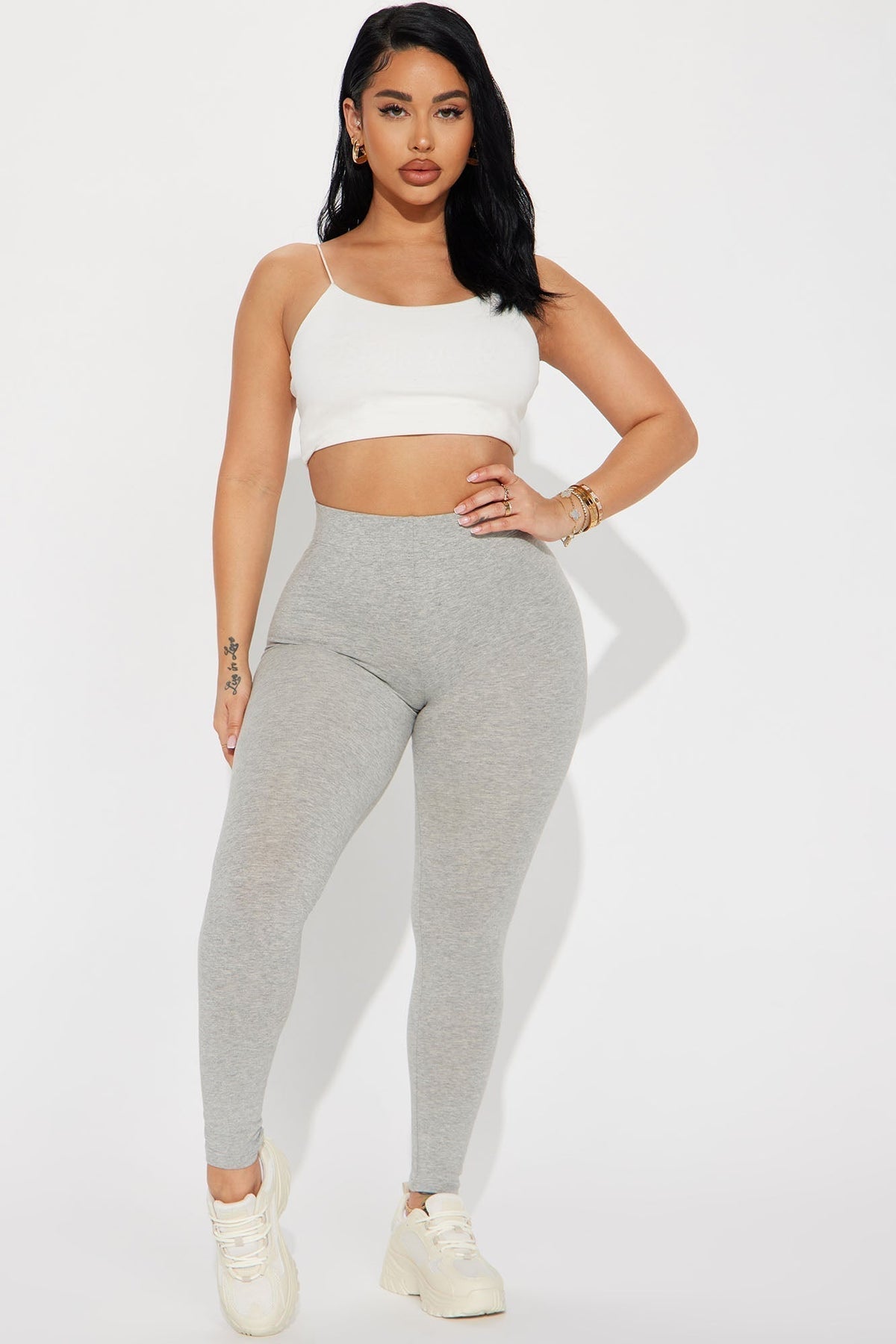 Game Changer Legging - Heather Grey
