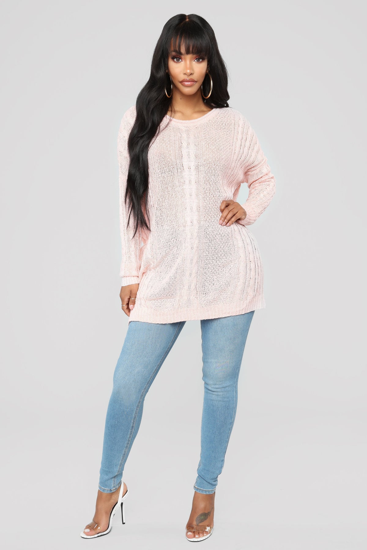 Wifey High Rise Booty Lifter Jeans - Light Blue Wash
