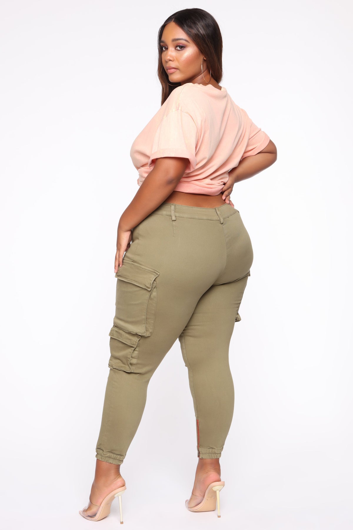 Kalley Cargo Pants - Olive