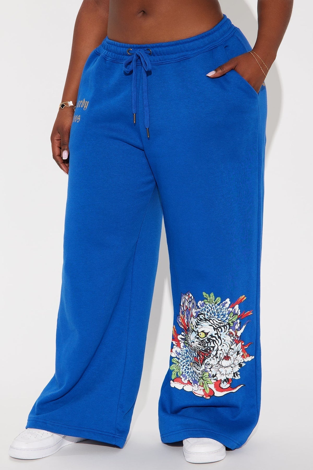 Tiger Lotus Ed Hardy Pant - CobaltBlue