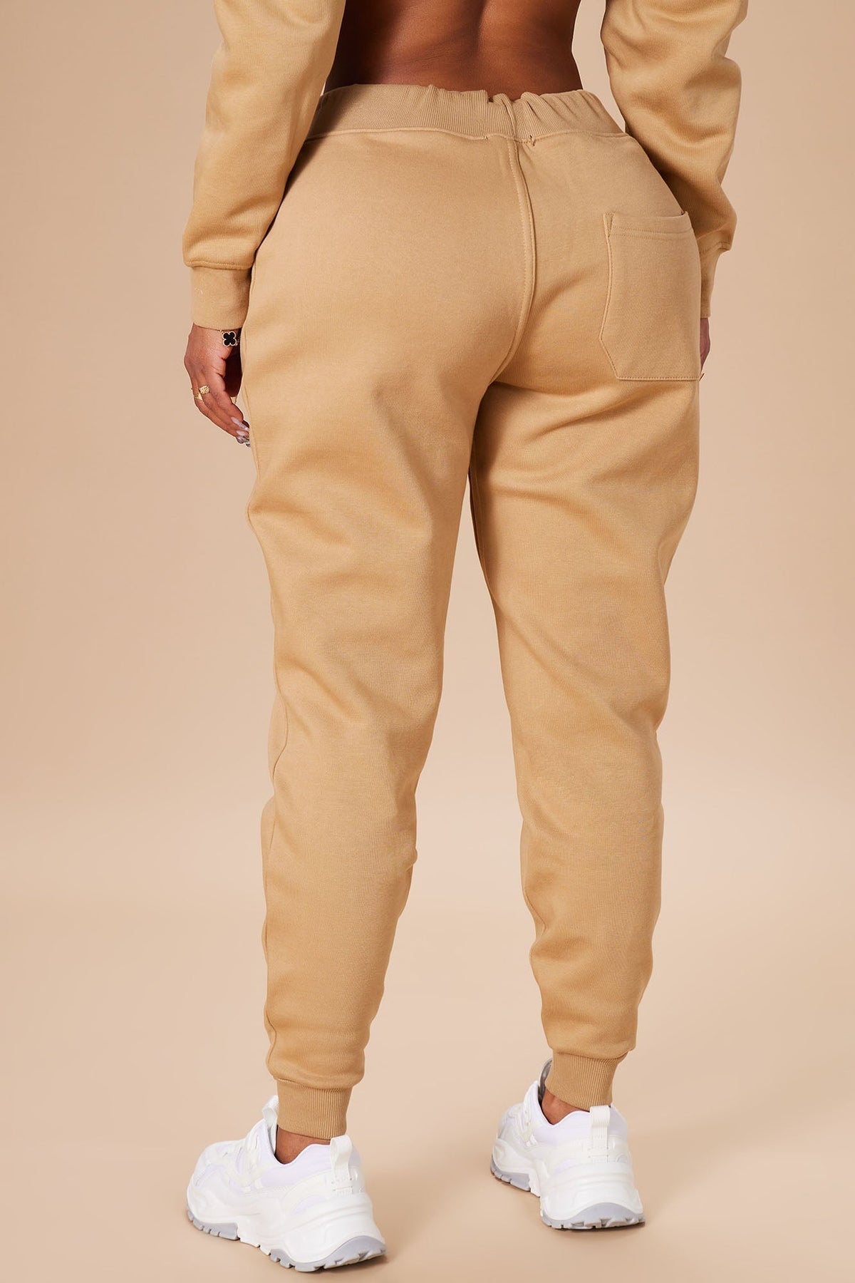 Stole Your Boyfriend's Oversized Jogger - Nude