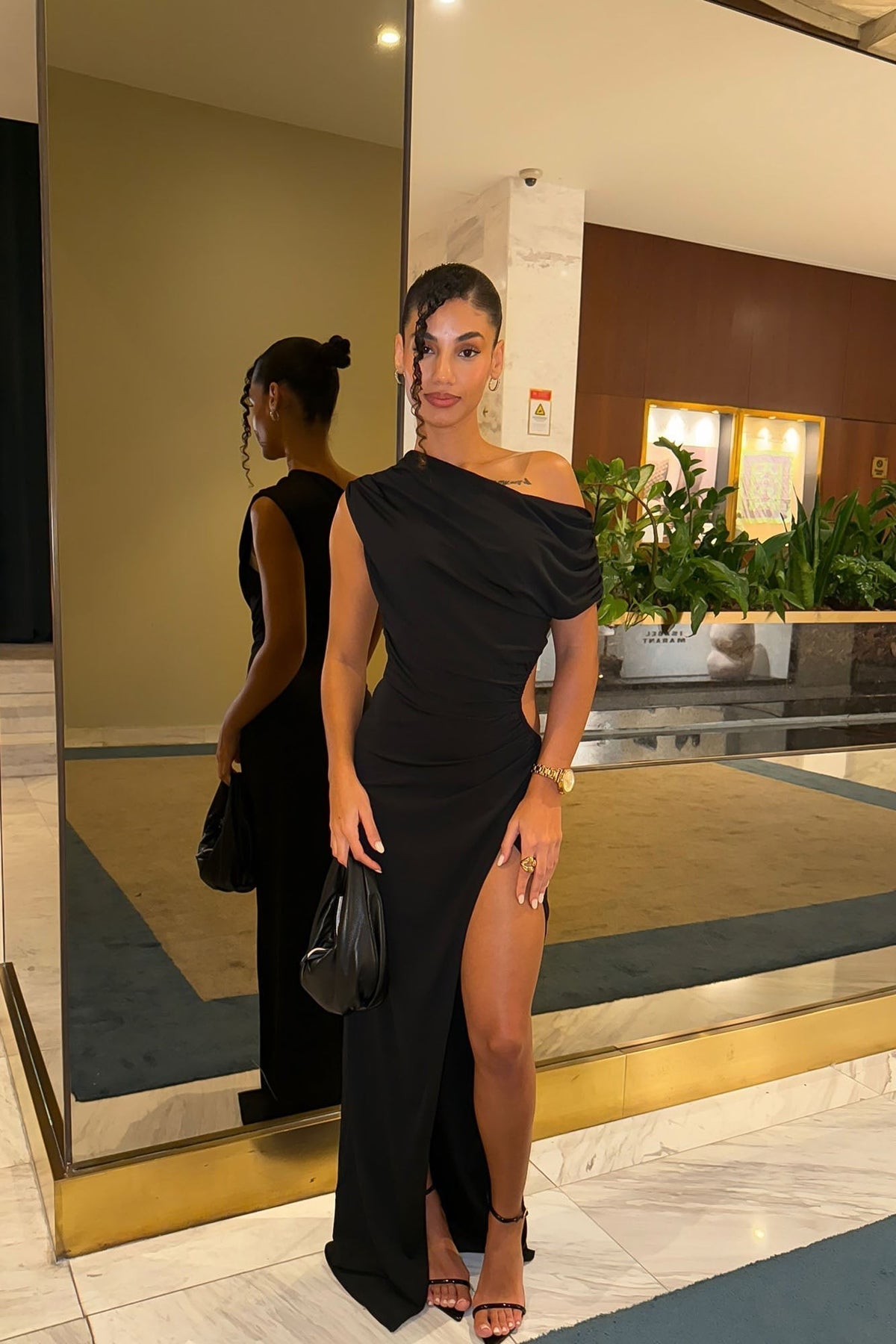 Keep Walking Maxi Dress - Black