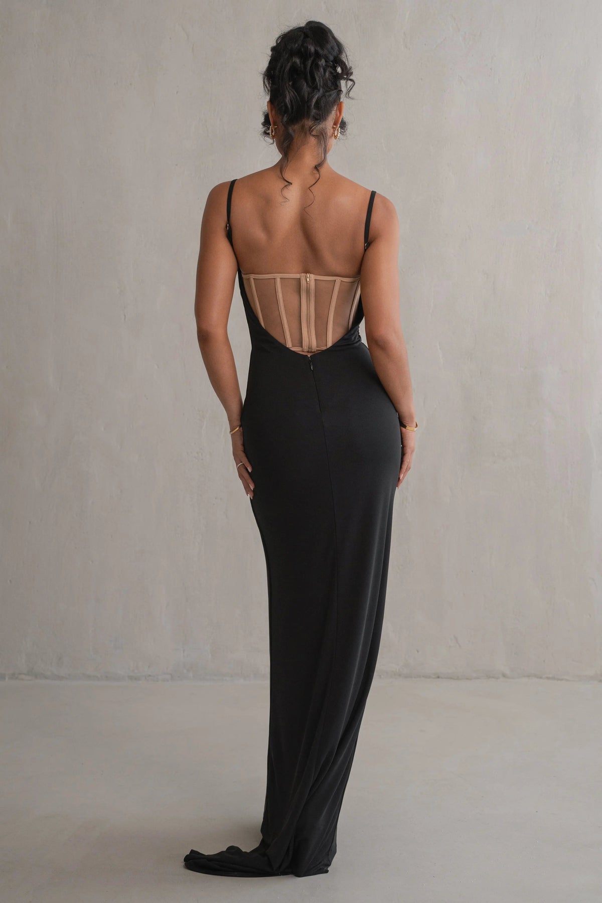 Black Until Forever Maxi Dress