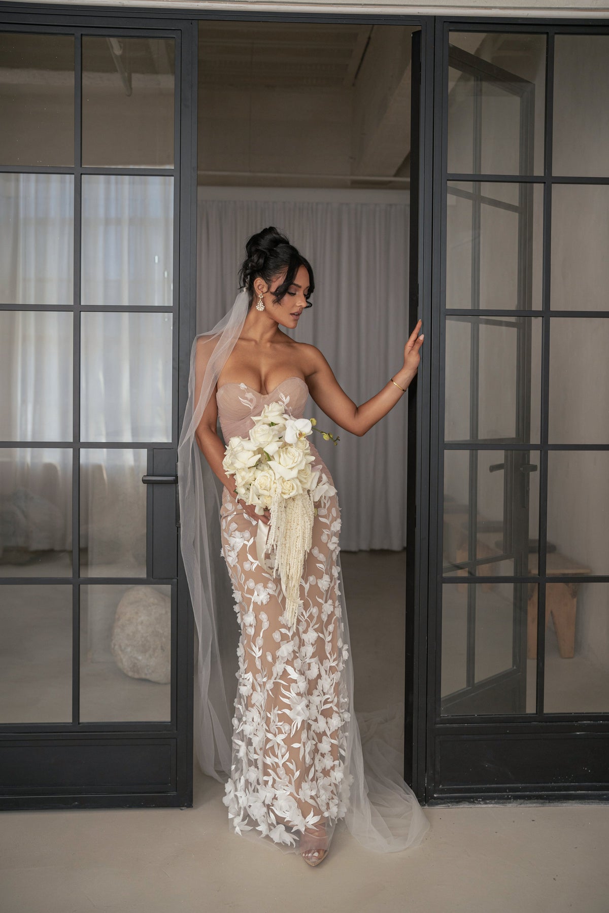 Ivory Everlasting Embroidered Gown