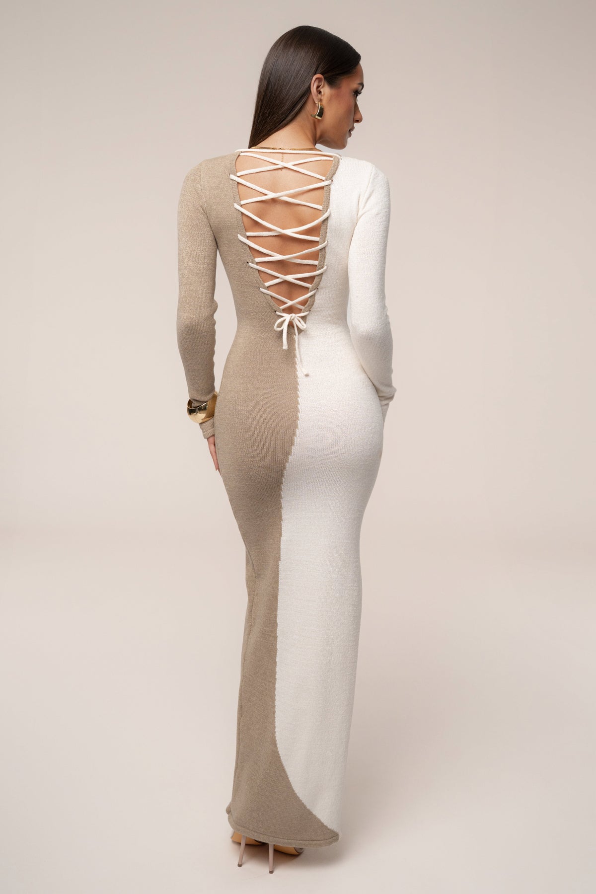 Beige/Ivory No Hard Feelings Dress