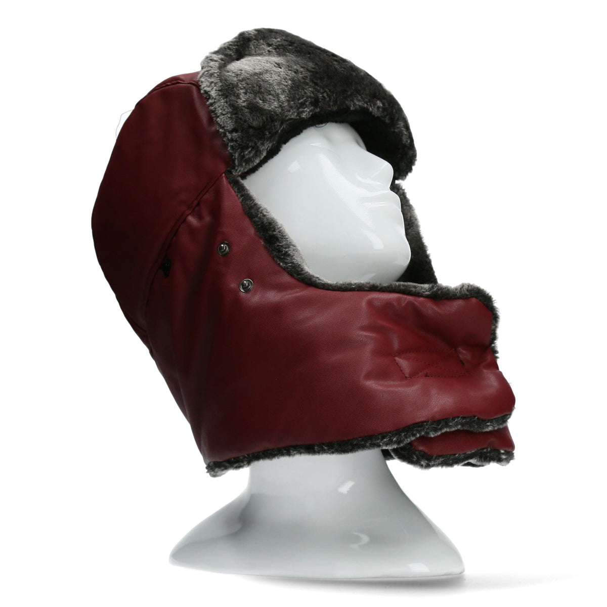 Hat - RED FUR-LINED CHAPKA