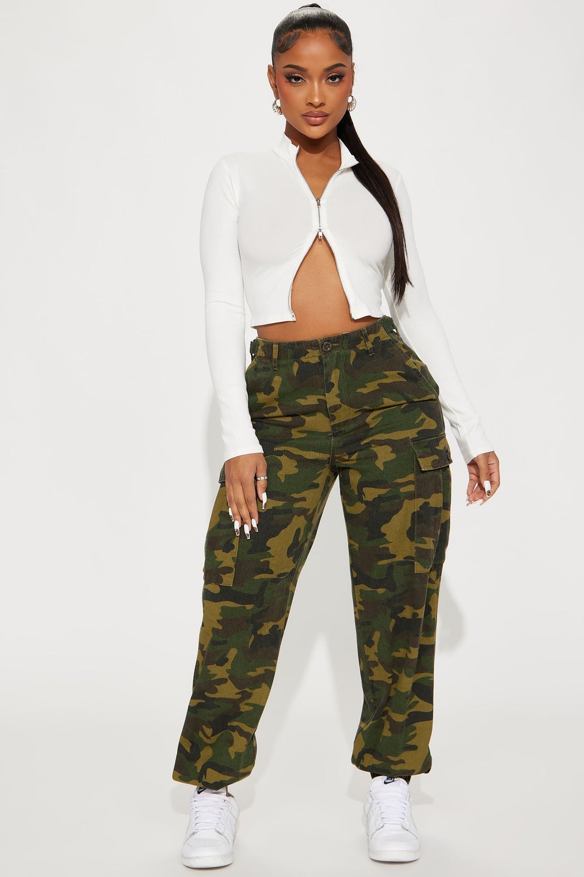 Cadet Kim Oversized Camo Pants - Camo