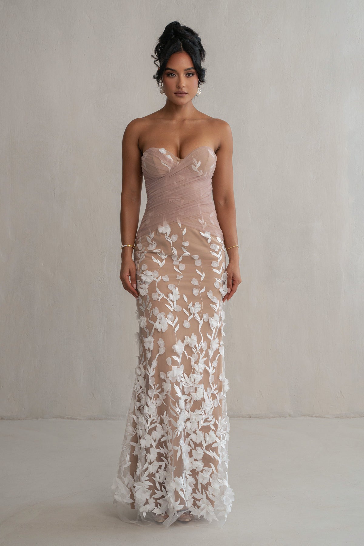 Ivory Everlasting Embroidered Gown