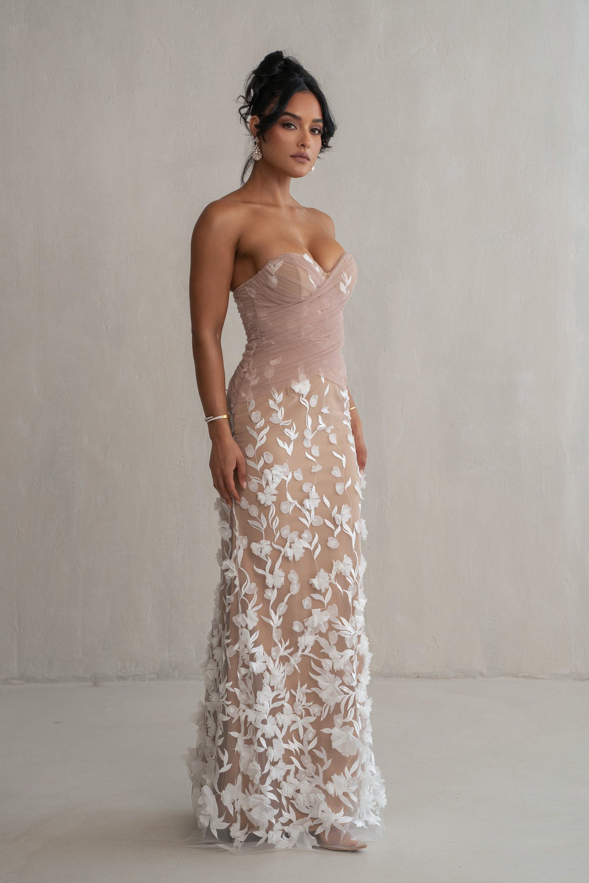 Ivory Everlasting Embroidered Gown