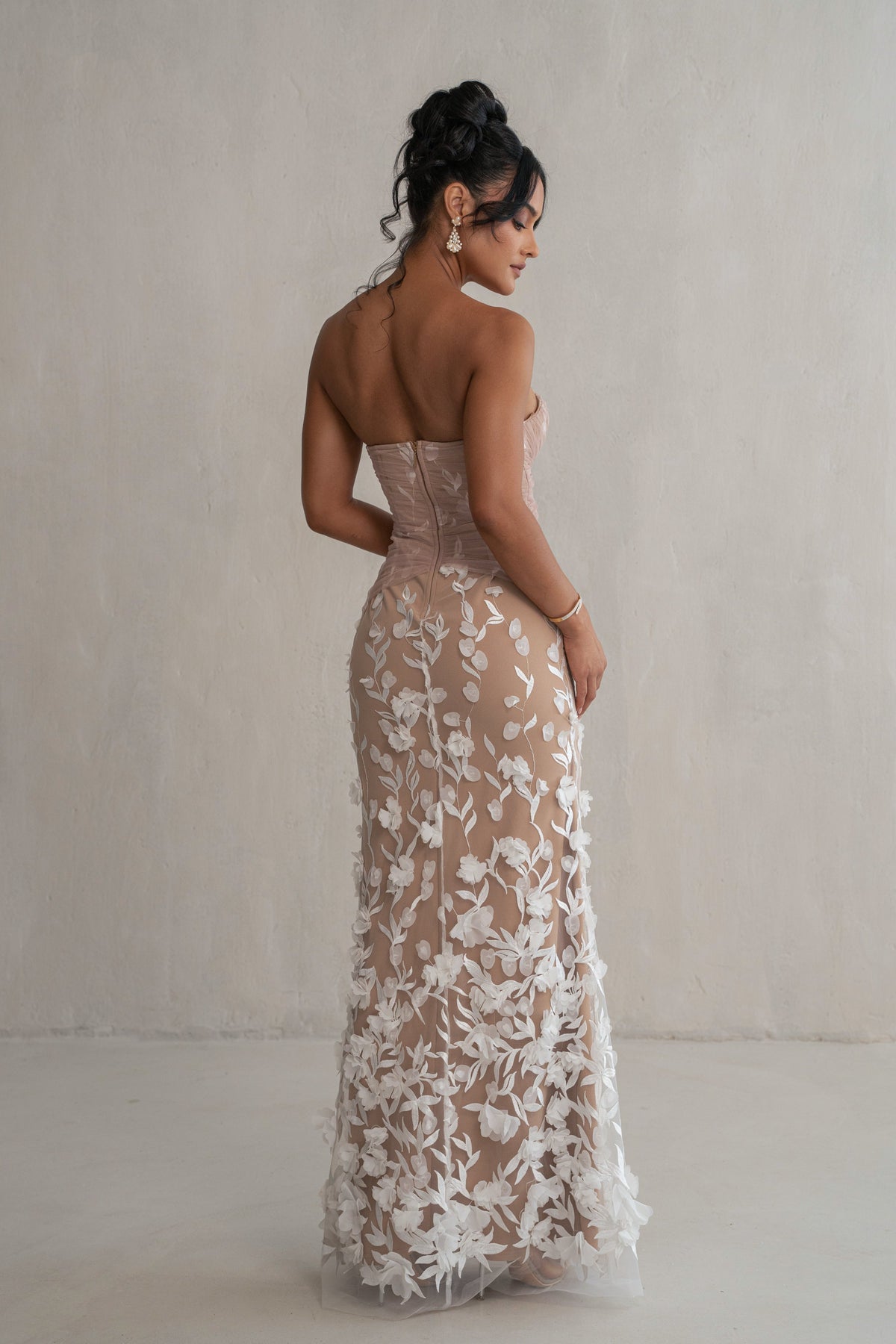 Ivory Everlasting Embroidered Gown
