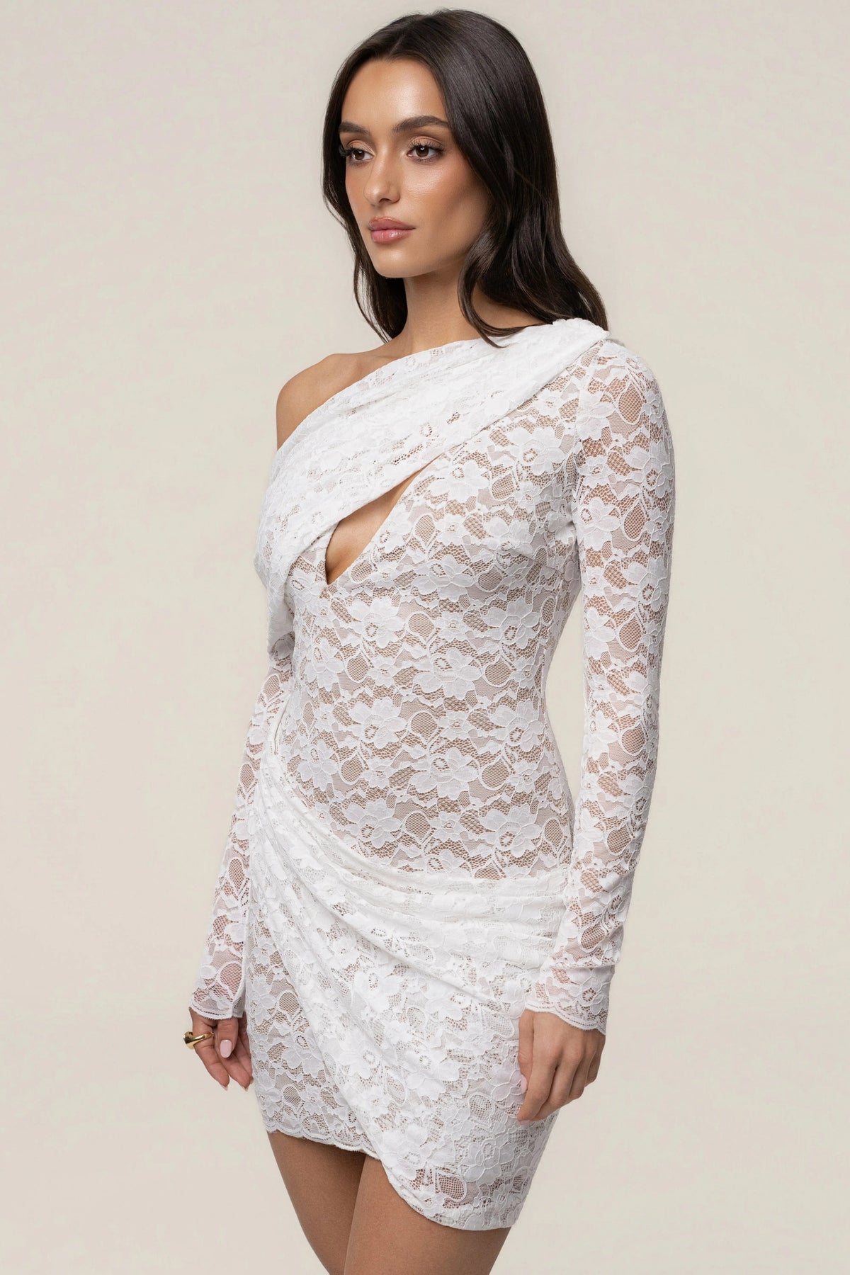 White Midnight Romance Lace Dress