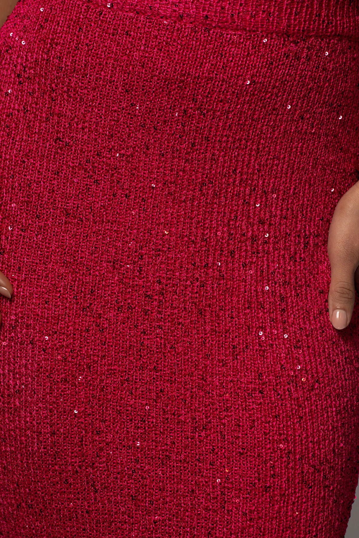 Pink Palace Sequin Skirt Set