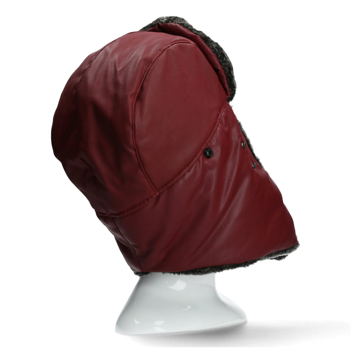Hat - RED FUR-LINED CHAPKA