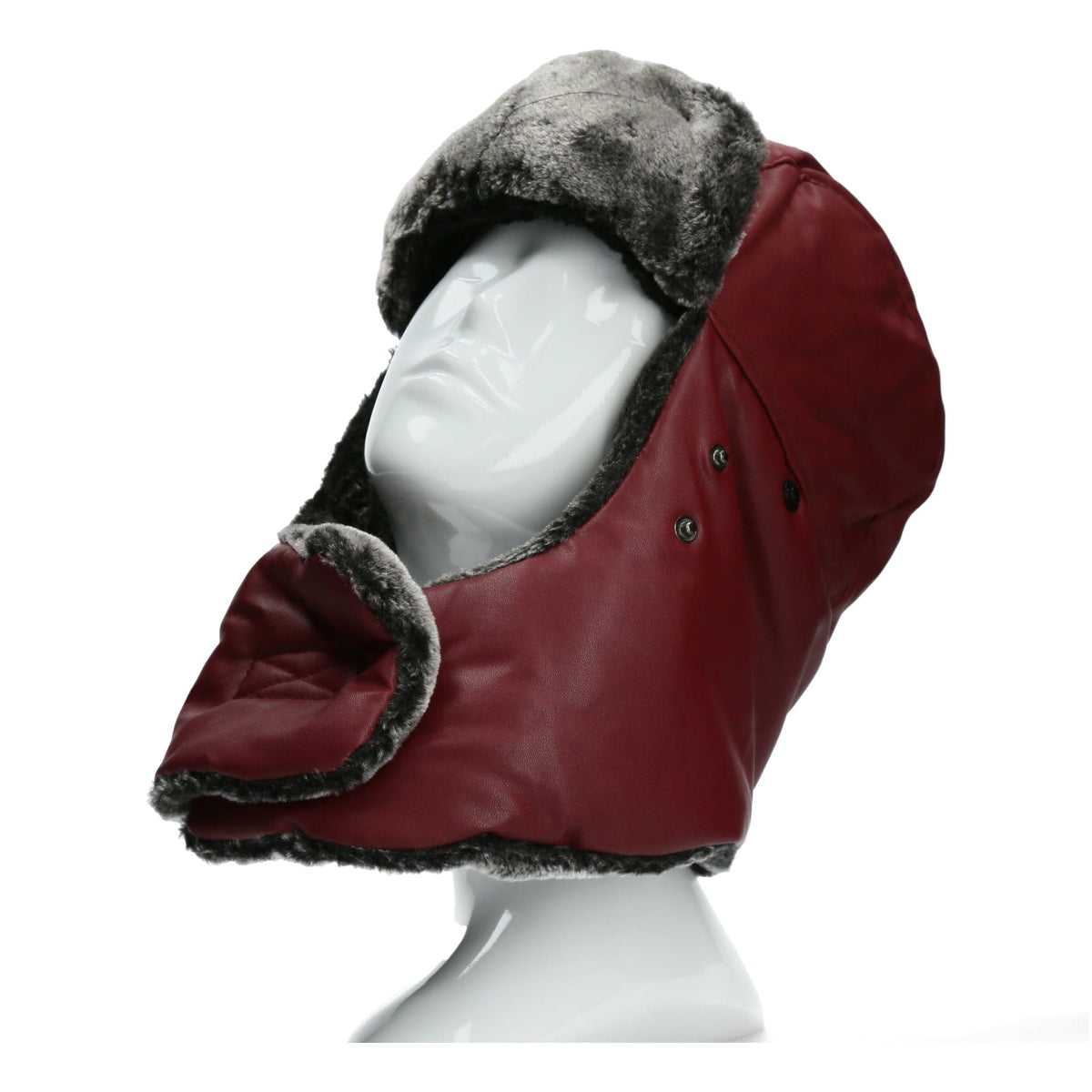 Hat - RED FUR-LINED CHAPKA